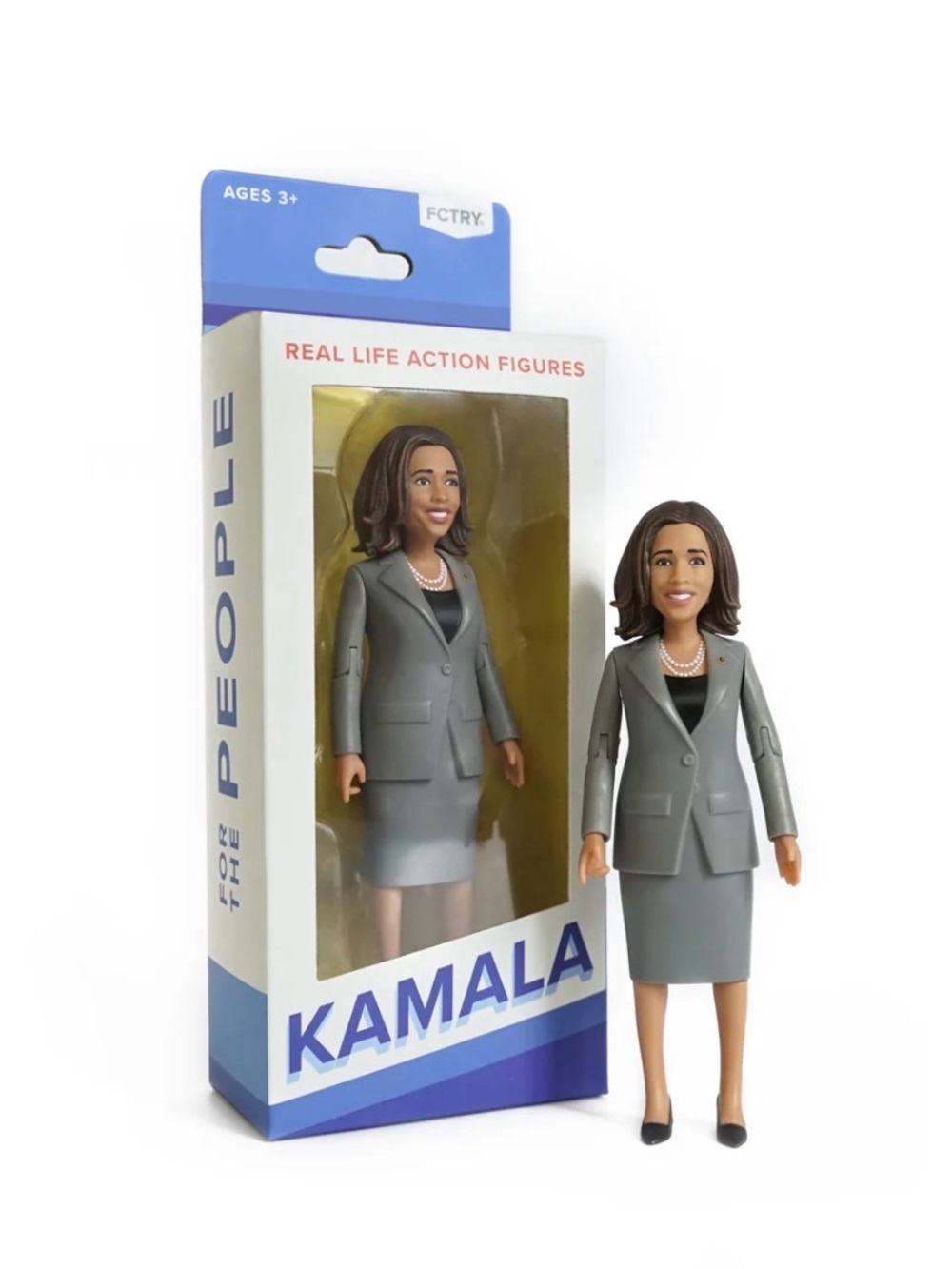 Kamala Harris Real Life Action Figure 7”